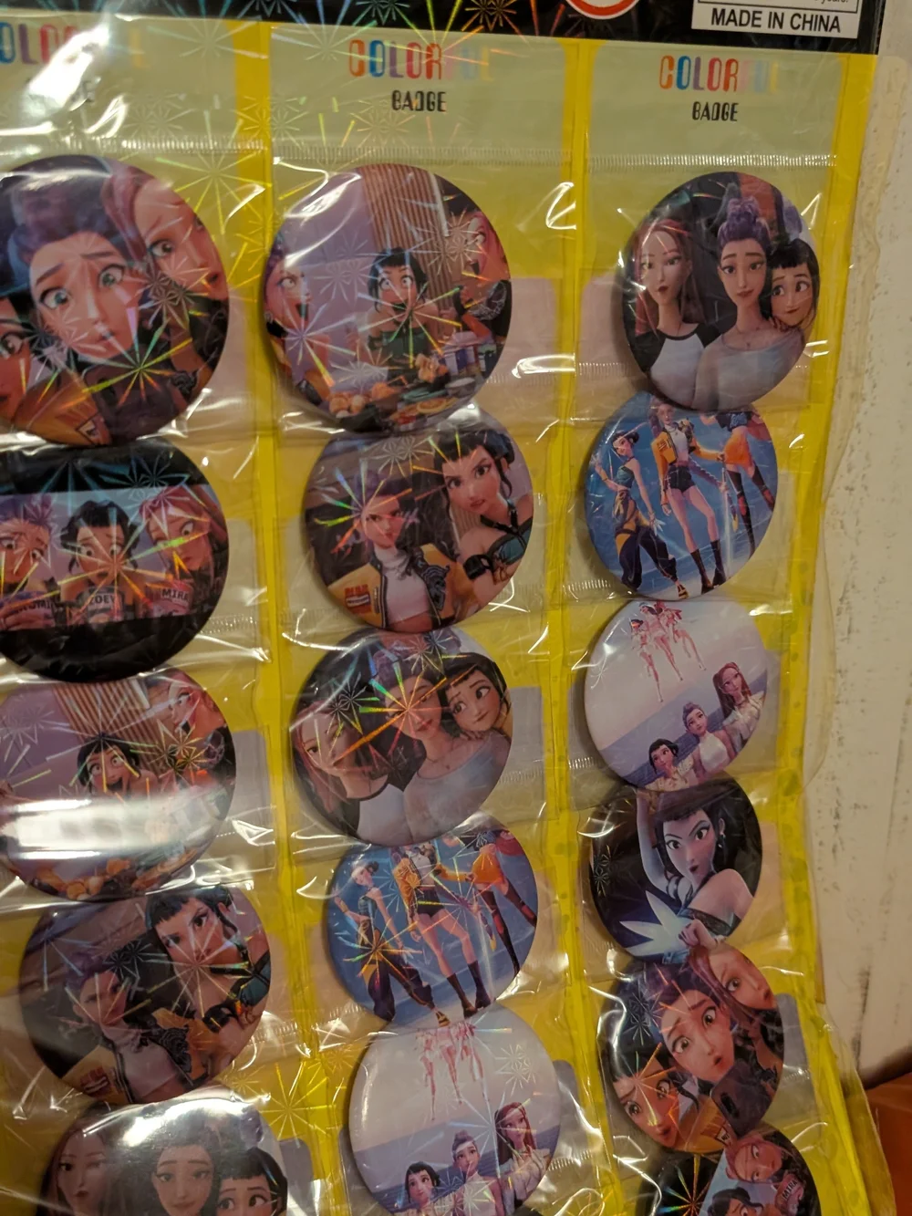 24 Kpop Demon Hunters Party Character Badge Pack -
